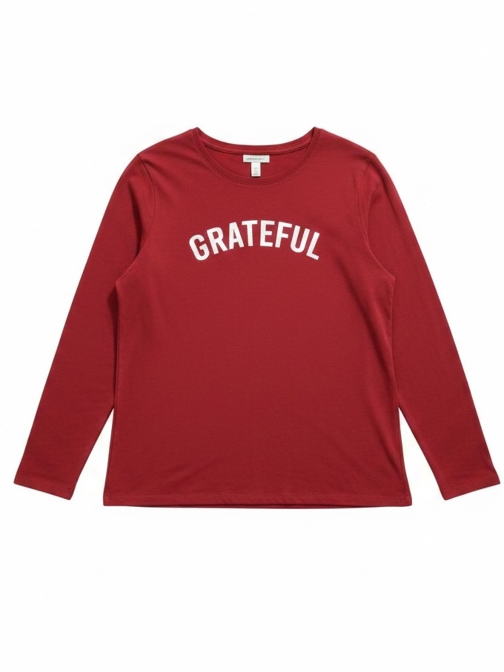 Style & Co. Red Crewneck Tee